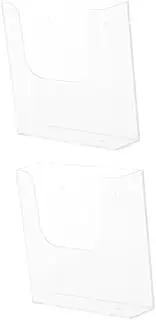 MINAOLULUS 2pcs Decorative Storage Box Magazine Holder Wall File Display Organizer