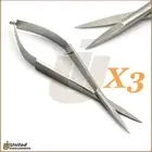 X3 Spring Action Noyes Micro Scissors Straight Ophthalmic Surgical Instruments