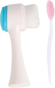 Ipetboom Face Cleaning Brush Nose Brush Silicone Set for Women Durable Hypoallergenic Compact Design for On-the-go