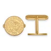 14k Gold Plated Silver Univ. of South Florida Crest Cuff Links