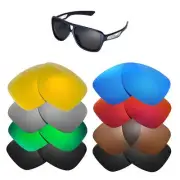 Walleva Replacement Lenses for Oakley Dispatch II OO9150 Series-Multiple Options
