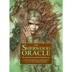 THE SHERWOOD ORACLE: HIDDEN LORE OF THE WILD FOREST/超細緻古典手繪插畫風‧雪伍德魔幻森林神諭卡/JOHN MATTHEWS/ MARK RYAN ESLITE誠品