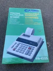 Casio FR-105S 10 Digit Printing Calculator New Factory Sealed Retail Box NOS
