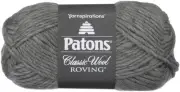 Patons Classic Wool Roving Yarn-Grey 241077-77044