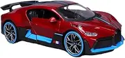 Scale Finished Model Car 1:24 Scale for Bugatti Divo/Chiron Alloy Diecast Car Model Simulation Miniature Vehicle Souvenir Ornaments Die-cast Vehicle(E)