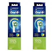 2× Oral B Power Toothbrush Cross Action Heads Refills 5-Pack