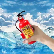 Fire Extinguisher Toy Plastic DIY Water Gun Mini Spray Kids Exercise Toys AU
