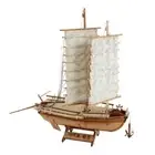 Young Modeler Gageodo Korean Ship 1/50 Wooden Model Kit – Tri-Language Manual