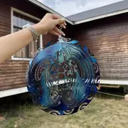 Wind Spinner Metal Outdoor - 12 Inches Stainless Steel Turtle Wind Spinners f...