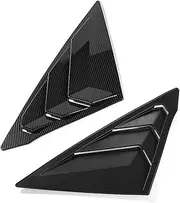 HOUV 1 Pair Left & Right Side Window Air Vent Louver Scoop Cover Trim ABS Carbon Fiber Style Fit for Civic 11th Sedan 2022
