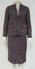J.CREW Burgundy Tweed Sparkle Skirt Suit Jacket Size 4 NEW WITH TAGS
