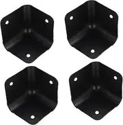 GETAJGHSD Speaker Corner Protectors 4pcs Metal Guards Anti-Collision Protection for Cabinets Furniture