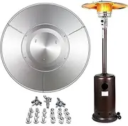 Patio Heater Top Reflector Shield - Dustproof Heater Focusing Reflector,Patio Heater Reflector Shield for Round Propane Heater