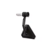 HIGHSIDER TETRA handlebar end mirror with LED turn signal, black