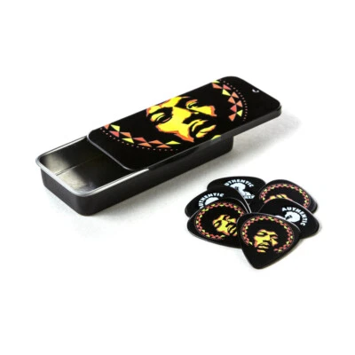Dunlop Jimi Hendrix Aura Mandala Pick Tin 6 Pack