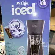 Mr. Coffee Iced Coffee Maker, Single Serve Tumbler, & Reusable Filter - Lavender