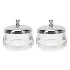 2Pcs Nail Art Bowl Glass Crystal Cup Hand Wash Spa Tool Manicure Bowl