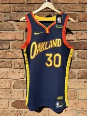Stephen Curry Warriors Oakland City Jersey Nike NBA Swingman Jersey 44 M