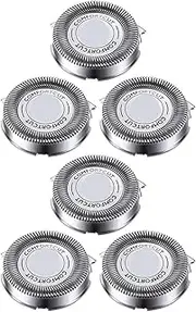 6Pcs Shaver Replacement Heads, Compatible For Philips, Electric Shaver Series 1000, 2000, 3000, 5000 SH30/50/52 Blade Head