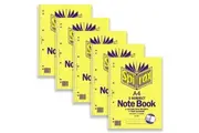 5pc Spirax 605 2 Subject A4 Spiral Notebook School Writing Stationery 250-Pages