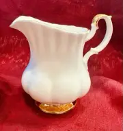 Royal Albert Val D’Or 3 1/2 inch Creamer or Milk Jug—Bone China, MINT
