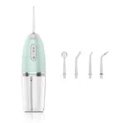4-in-1 Cordless Oral Irrigator Rechargeable Portable Water Flosser -Green