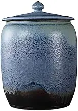 ,high Temperature Ceramic Containers, Thickened Jar Lid, Sealing Strong, Suitable For Storing Grains, Tea, All Kinds Of Food, Etc(10kg/352oz)