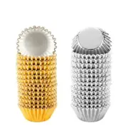 1000 Pcs 1.25 Inch Mini Foil Cupcake Liners Muffin Paper Case Baking Cups