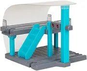 Guohetuk Train Track Set, Simulation Accessories, Parts for Educational Activities, Blue
