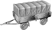 YZT87121 1/87 HO Scene Model Garage Trailer