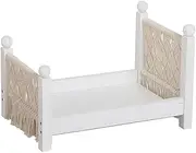 Baby Photography Props Baby Crib White Wooden Cot Detachable Mini Bed Posing Props Accs