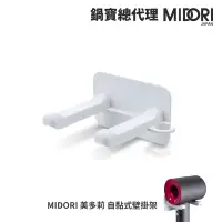 在飛比找Yahoo奇摩購物中心優惠-【MIDORI美多莉】高風速溫控負離子吹風機-專用壁掛架MD