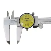 Dial Vernier Caliper Stainless Steel Indicator Measurement Tools 0.02mm 0-150mm