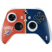 NBA Oklahoma City Thunder Xbox Series S Controller Skin - OKC Thunder Split