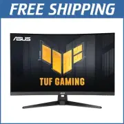 Experience Immersive Gaming: TUF 31.5'' Curved HDR Monitor 180Hz, FreeSync