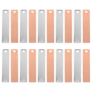 8 Pairs Anode Electrode Strip Zinc Battery Sheet Round Science Kits