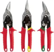 3-Pc Aviation Snips (Left, Right, Straight) Set