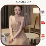 SOPHIA DRESS 由 THE CAMELLIA STUDIO 設計的領結開胸裙