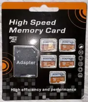 NIB Kootion 5 Pack 128GB Micro SD TF Card Ultra SDHC SDXC Memory Cards Orange