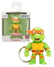 Jada Toys Metalfigs #85111 Teenage Mutant Ninja Turtles Michelangelo 2.5" Die-Cast Figure Keychain - New, Sealed