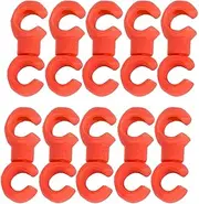 C-Clip Cable Base Guide - 10pcs Brake Cable Clips | Brake Cable Clips | Brake Cable Clamps | Cable Management Mountain Fixed Gear for Shifter Cable, Brake Cable