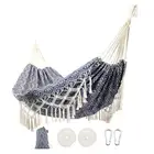 Backyard Hammock with Tassels,Garden Hammocks with Portable Carry,Bag Deluxe ...