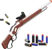 Toy Soft Bullet Gun with Shell Ejecting Manual Action Outdoor Shooting Shotgun