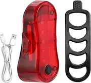 Rechargeable Bike Tail Light - Led Rear Cycle Light | Waterproof Red Scooter Lamp for Night Visibility, Multifunctional Outdoor Riding Gear for Cyclists, Lightweight Rear Flashing Lights for Safety