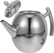 Luxshiny Stainless Steel Steeping Teapot with Infuser Induction Compatible Kettle for Loose Leaf Tea Design for Hotels and Restaurants Quick Heating for Busy Kitchens