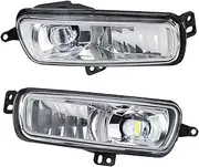 Led Fog Lamps Compatible for Ford Focus 2015 2016 2017 2018 Daytime Running Light DRL Front Driving Daylight Super Bright Car Accessories(Fog Lamps Only)