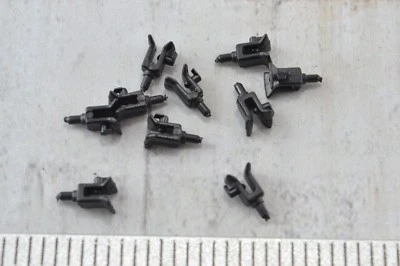 ROCO HERPA 10 Snap In Trailer Towing Hitches for Tractor Trucks 1:87 HO Scale