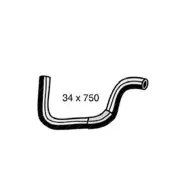 Lower Radiator Hose for Mitsubishi Triton MK 2.8L 4 cyl 04/2003-06/2006
