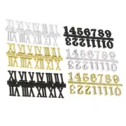6PCS quartz DIY wall clock kit Clock Roman Numerals Kit Clock Arabic Number