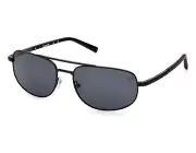 NEW Timberland TB9285-02D-61 Matte Black Sunglasses